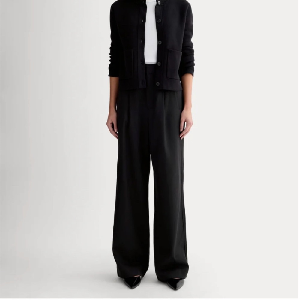Everlane THE DRAPER PLEATED PANT IN BUTTERSMOOTH